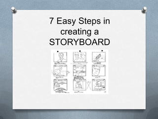 7 Easy Steps in creating a STORYBOARD 
