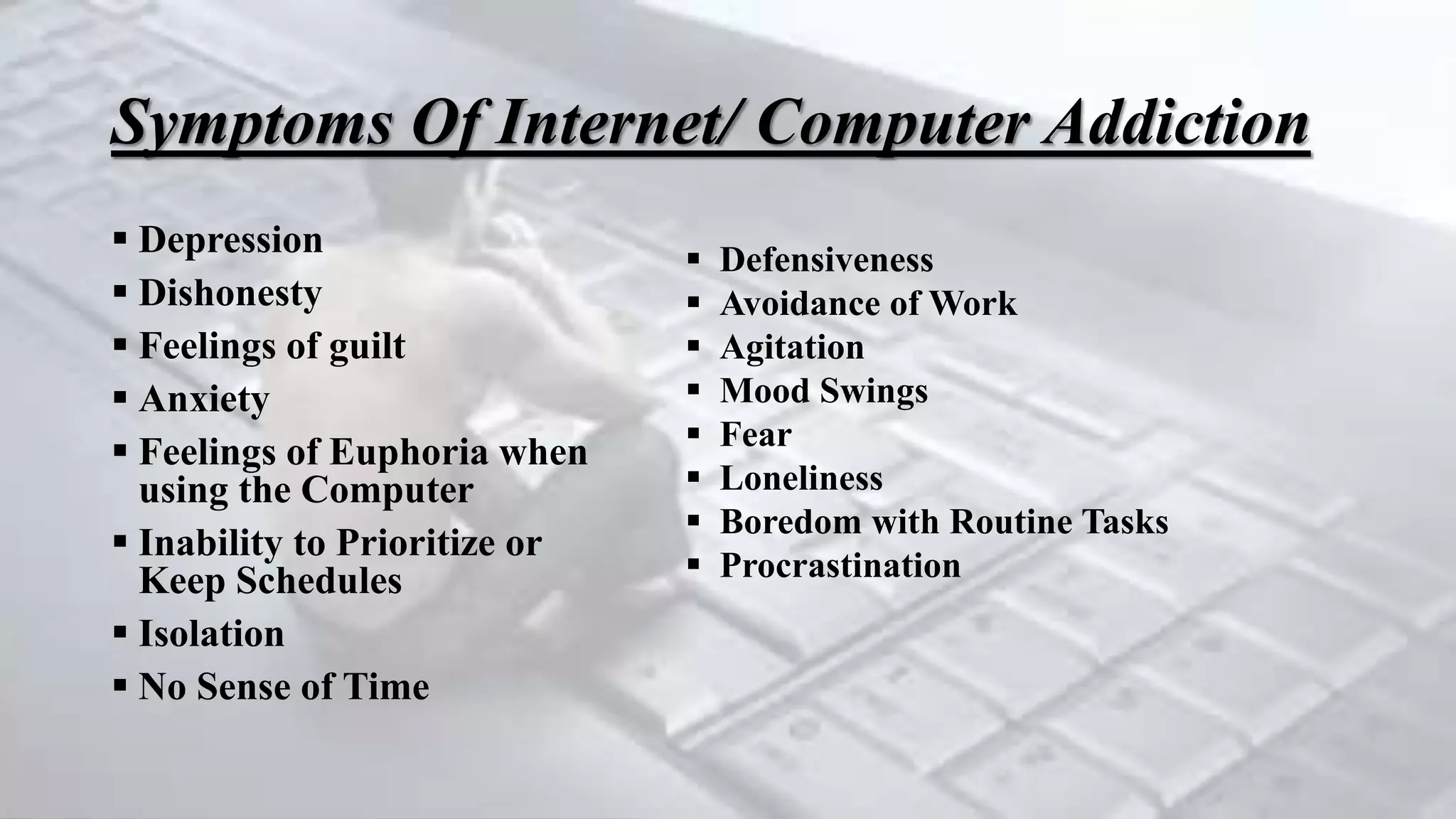 Technology addiction | PPTX