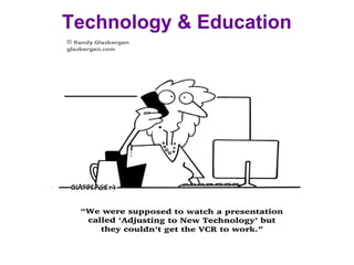 Technology and education - cartoons