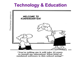 Technology and education - cartoons