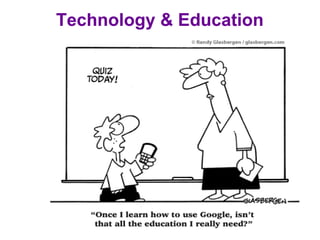 Technology and education - cartoons