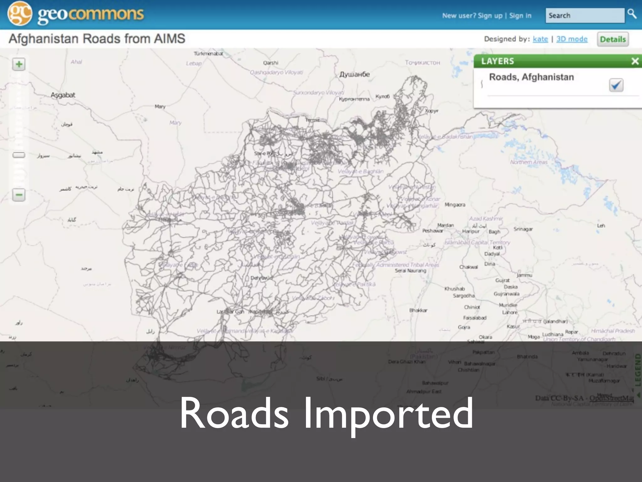 Roads Imported