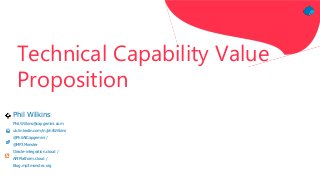 Phil Wilkins
Phil.Wilkins@capgemini.com
uk.linkedin.com/in/philWilkins
@PhilAtCapgemini /
@MP3Monster
Oracle-integration.c...