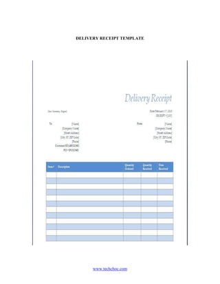 what is a goods received note? | PDF