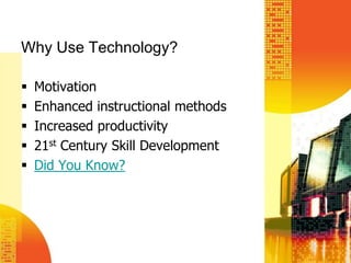 Technology Integration class #1 2011