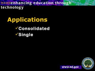 Applications Consolidated Single 