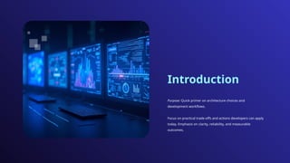 Tech & Code Software Architecture Code Development | PPTX
