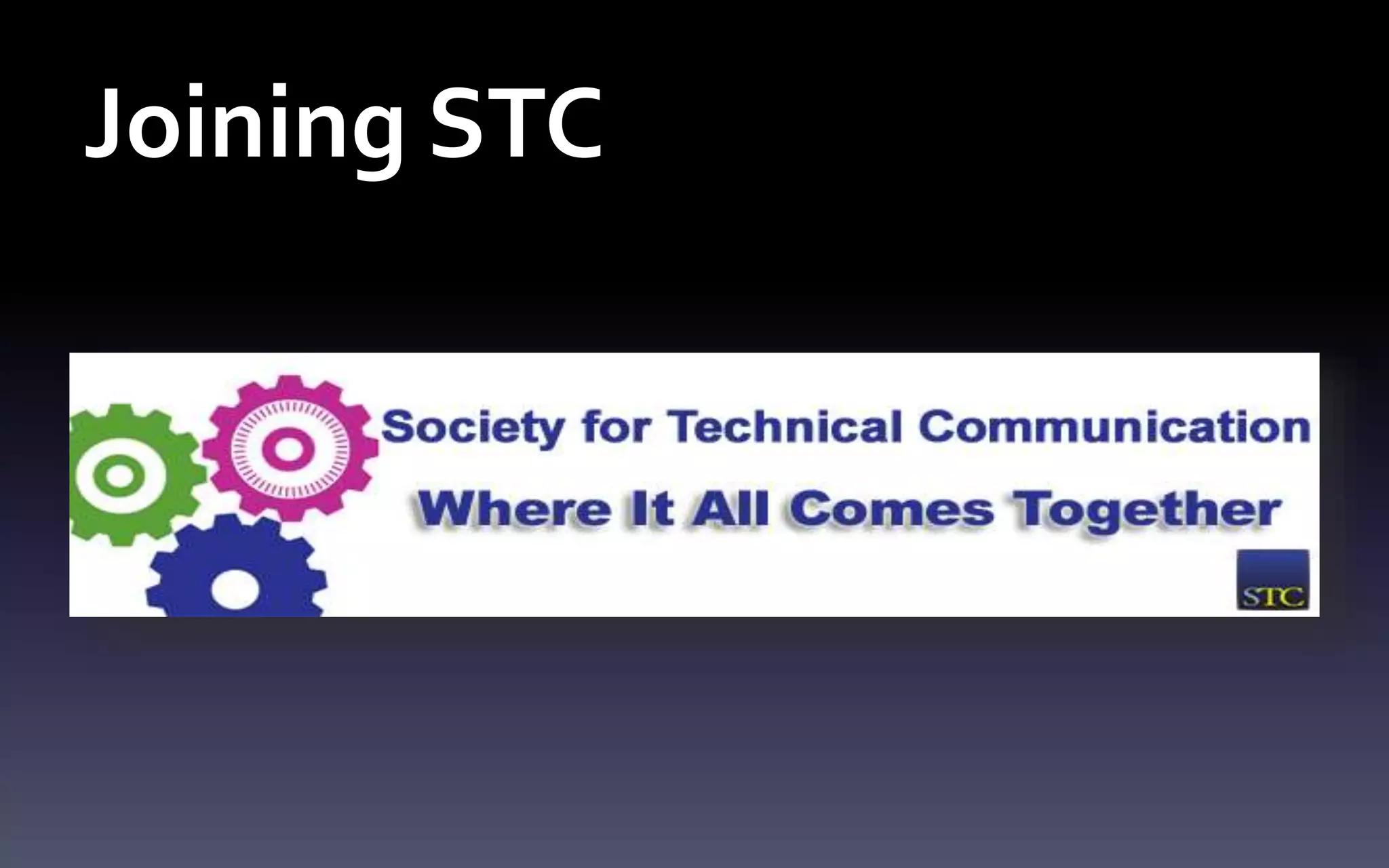 Joining STC 
 