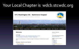 Your Local Chapter is wdcb.stcwdc.org
 