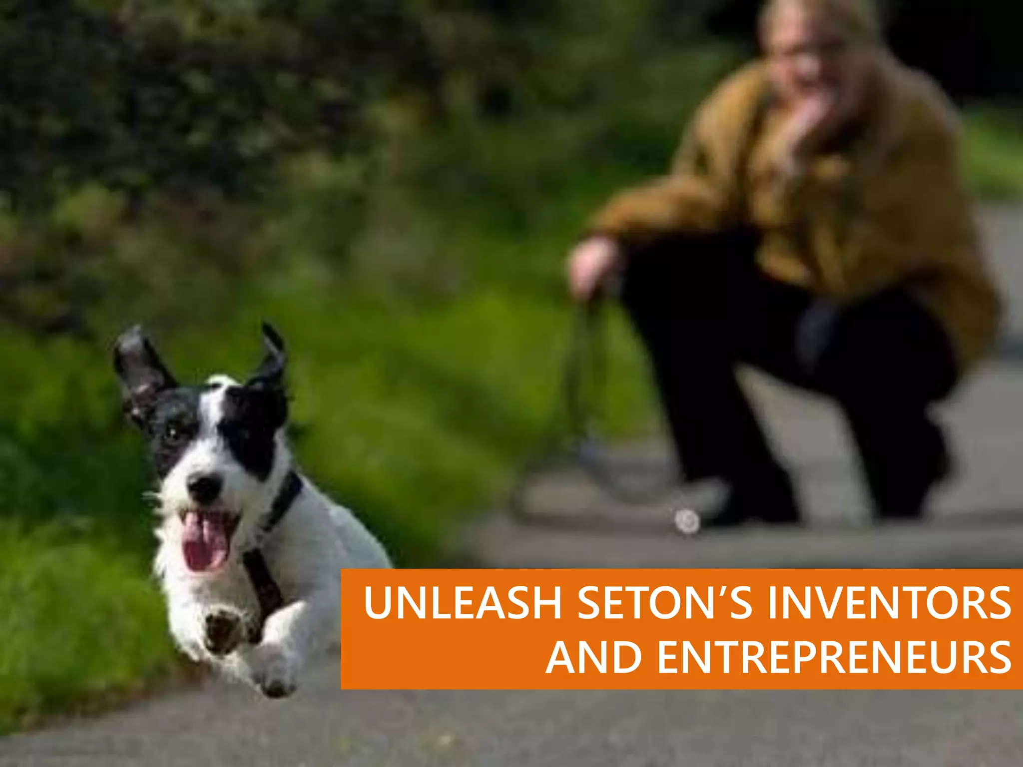 UNLEASH SETON’S INVENTORS
AND ENTREPRENEURS
 