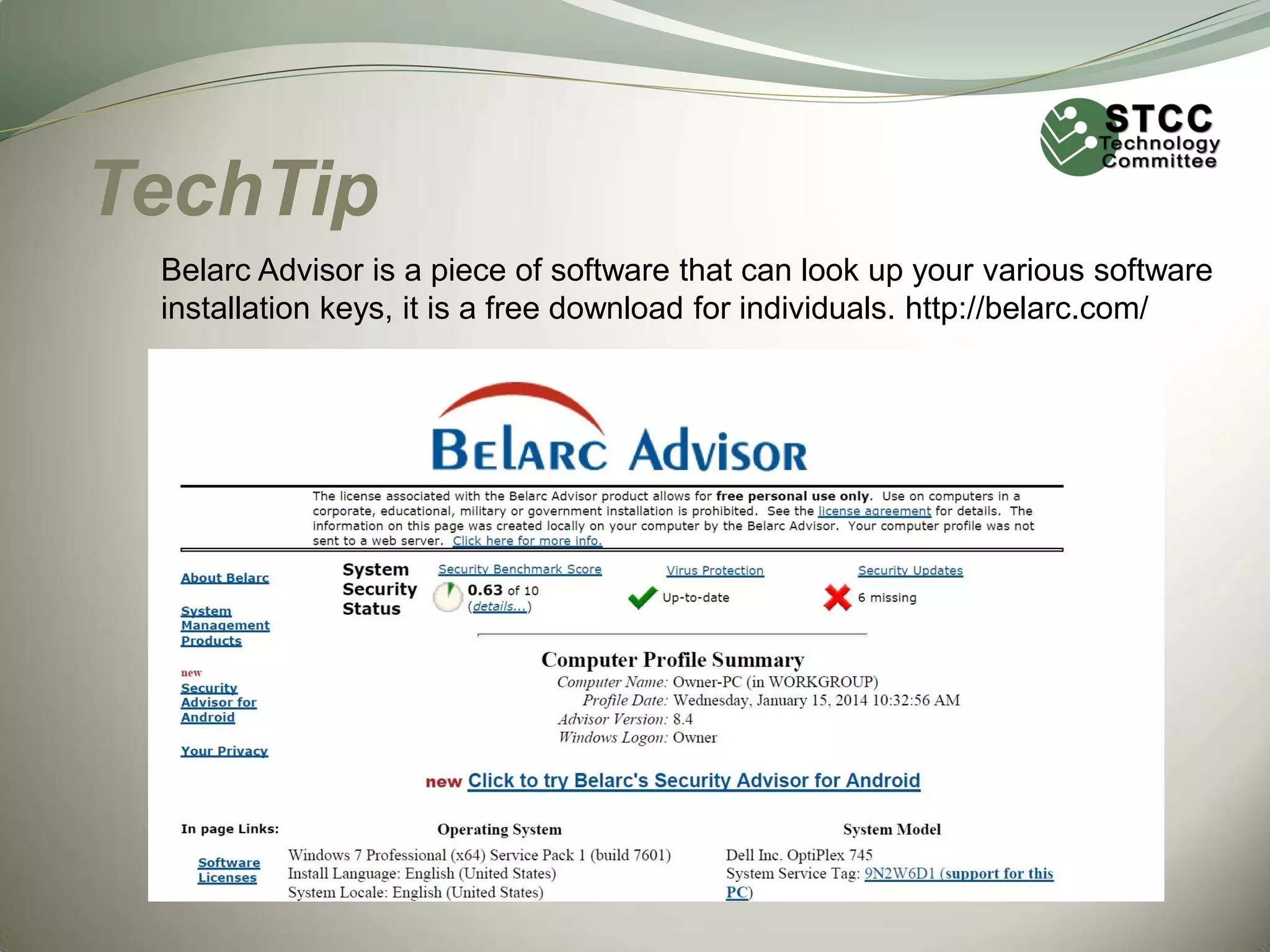 TechTip
Belarc Advisor is a piece of software that can look up your various software
installation keys, it is a free download for individuals. http://belarc.com/

 