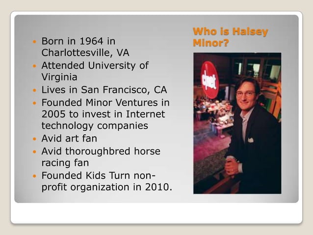 Tech Companies Touched by Halsey Minor | PPT