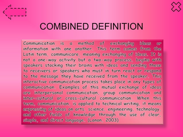 Technical Communication; Definition and Classification | PPT