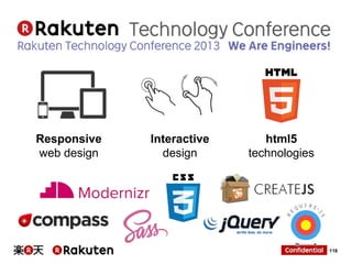 Responsive
web design

Interactive
design

html5
technologies

118

 