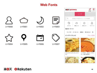 Web Fonts

49

 