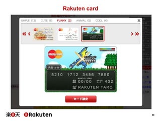 Rakuten card

60

 