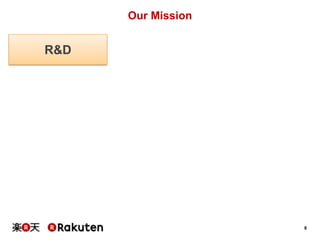 Our Mission

R&D

8

 
