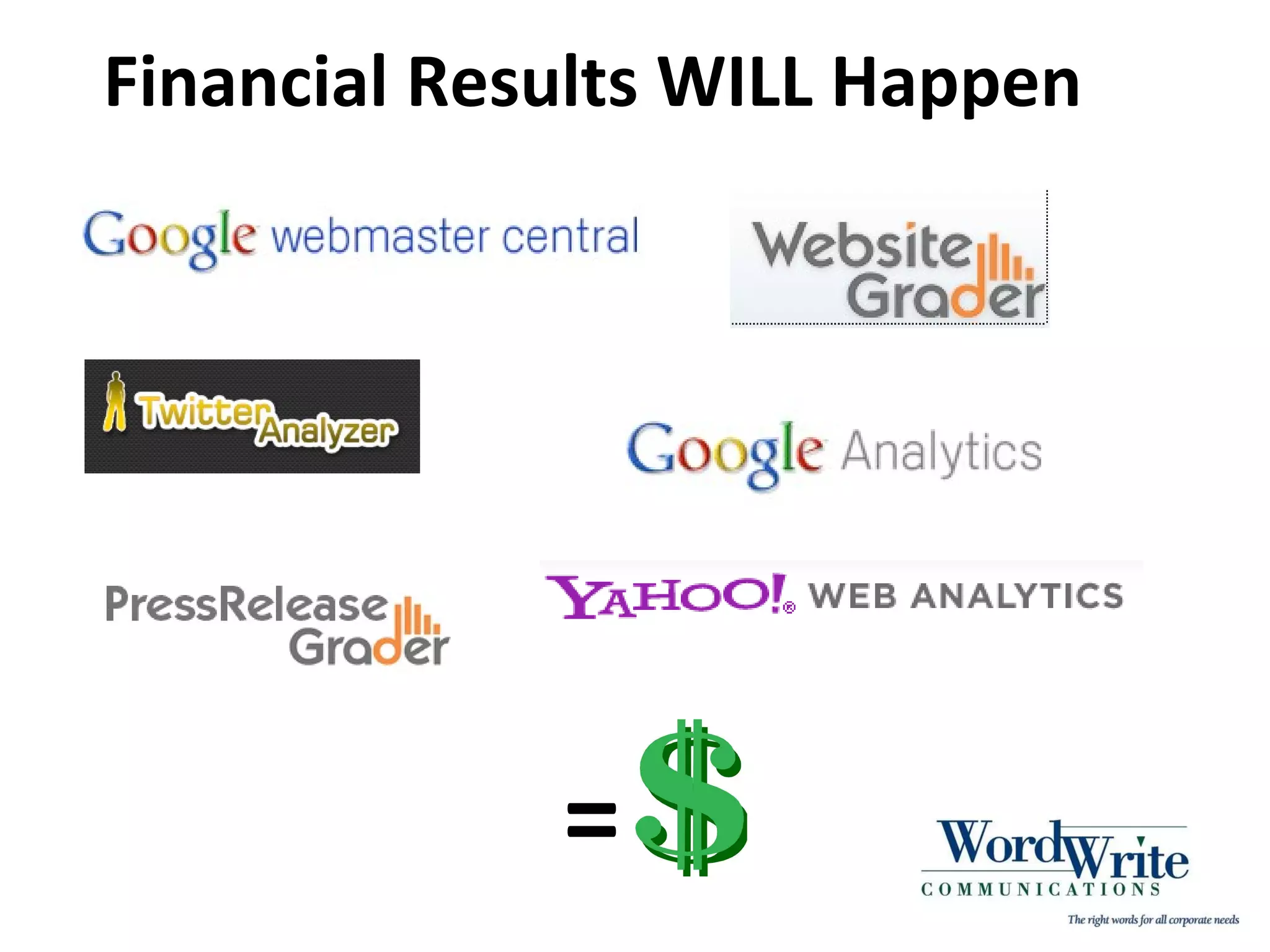 Financial Results WILL Happen =