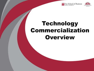 Technology
Commercialization
Overview
 