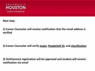 Techconnect Sessions Example TechConnect student presentation | PPTX