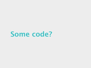 Some code?
 
