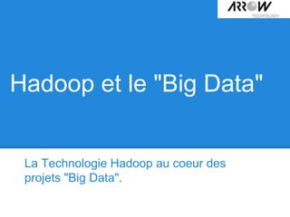 Hadoop et le "Big Data"
La Technologie Hadoop au coeur des
projets "Big Data".
 