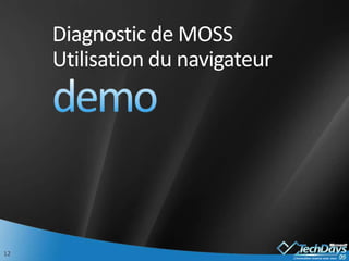 Diagnostic de MOSSUtilisation du navigateurdemo 