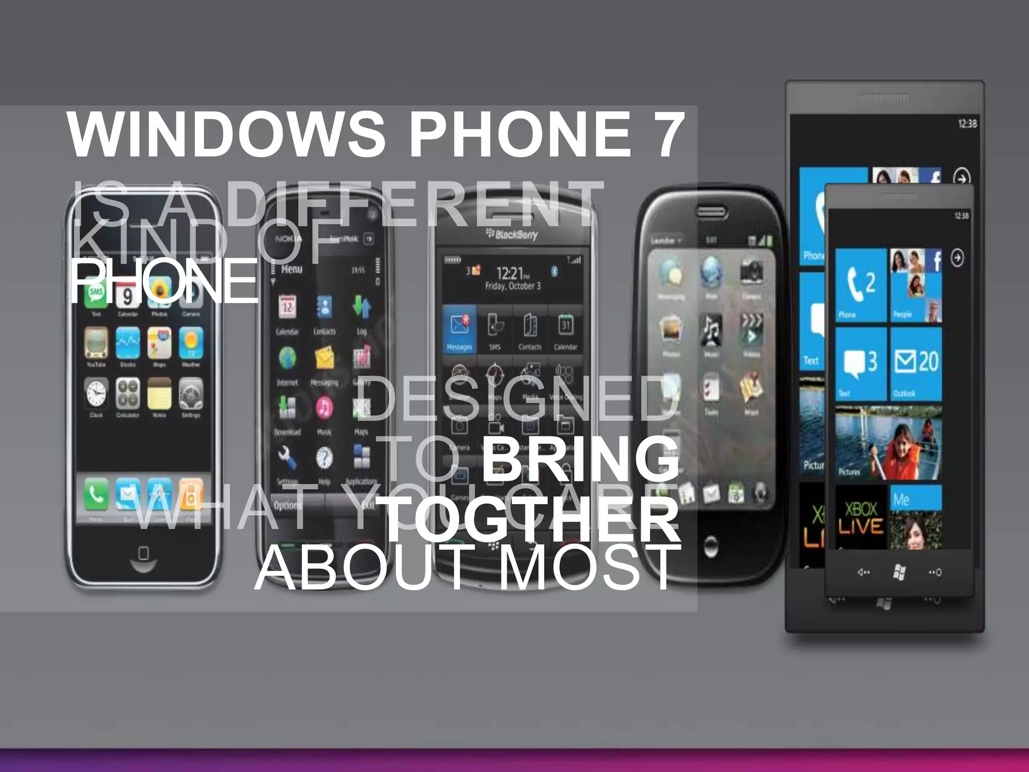 그렇다면, 왜 윈도우폰7에 열광하는가?