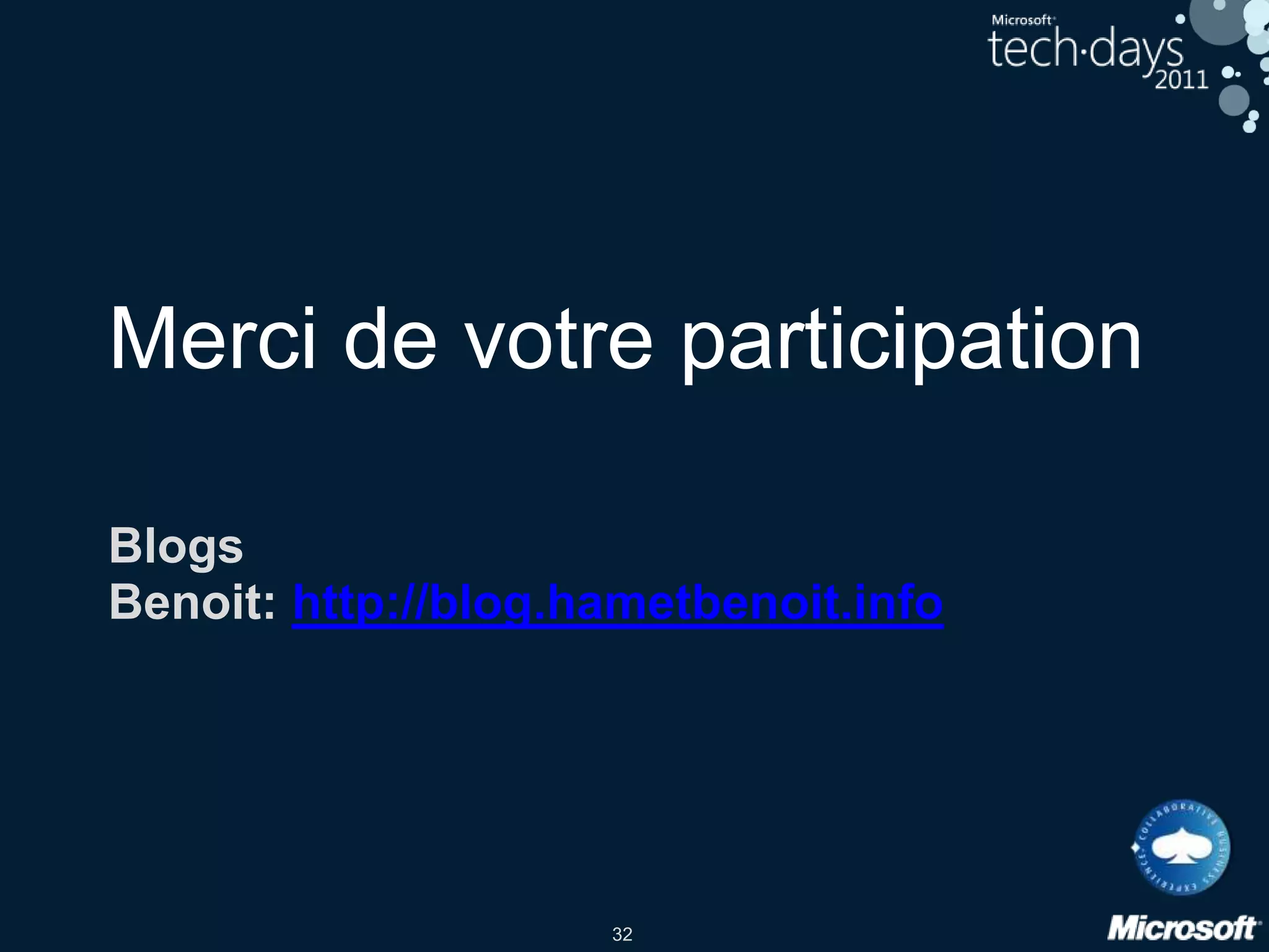 Phase d’analyseStockage des résultatsDans fichiers NFS>>> limitation de taille>>> génération de multiples repositoryAgrégation des résultats dans SQLGénération de rapports customAdaptation du niveau de complexité