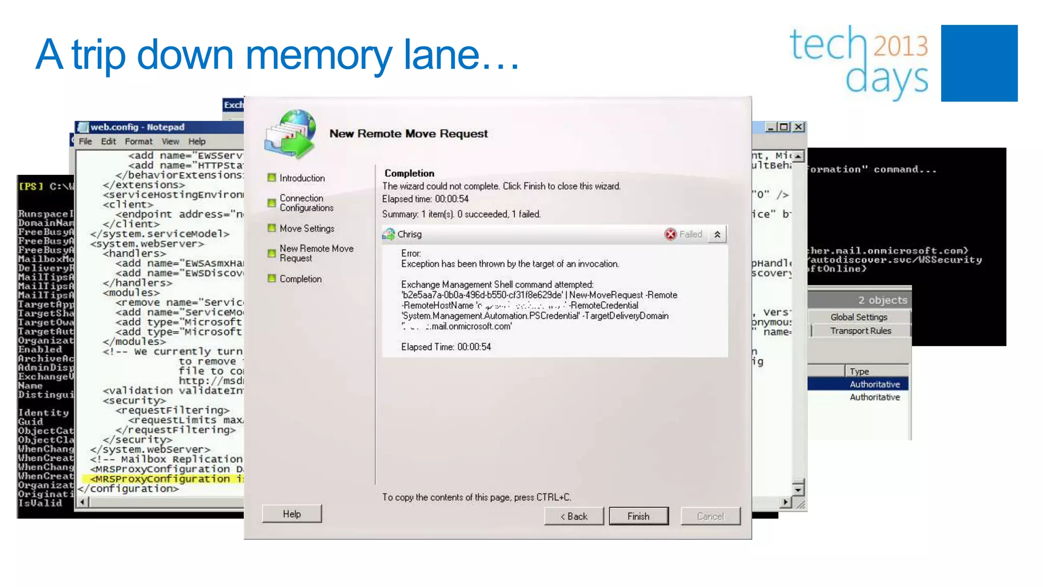 A trip down memory lane…
 