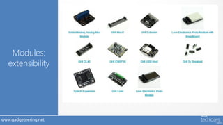Modules:
   extensibility




www.gadgeteering.net
 