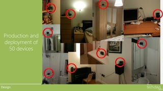 •

 Production and
 deployment of
   50 devices




Design
 