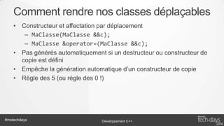 C++ 11 - Tech Days 2014 in Paris