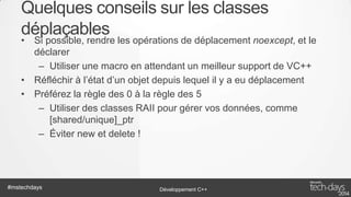 C++ 11 - Tech Days 2014 in Paris