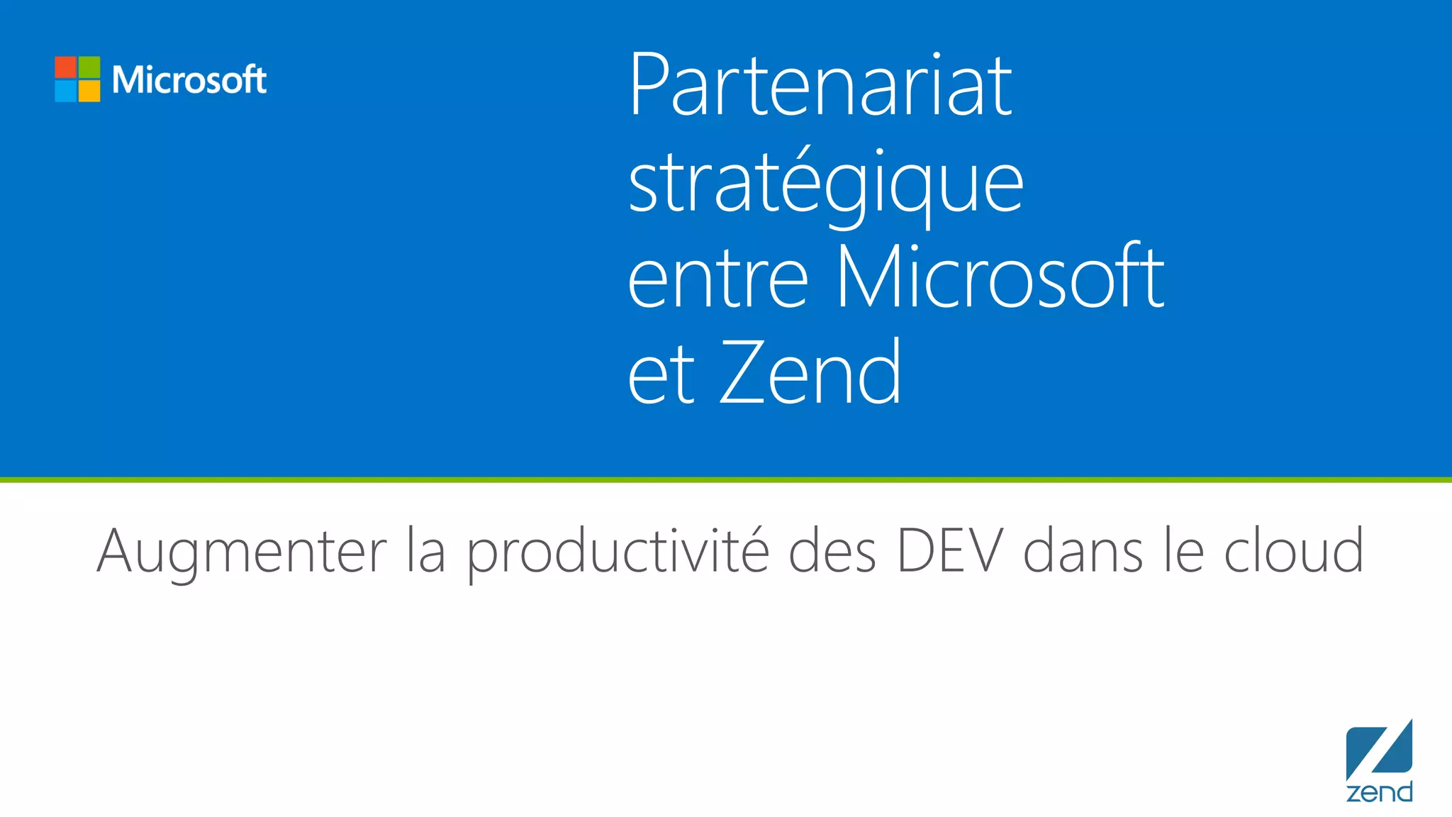 Augmenter la productivité des DEV dans le cloud