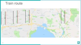 12
Train route
 