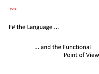 Tech Days Paris Intoduction F# and Collective Intelligence