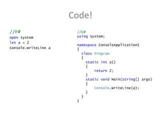 Tech Days Paris Intoduction F# and Collective Intelligence