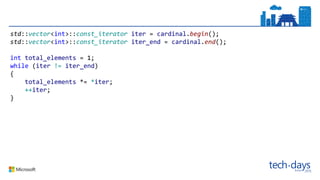 int total_elements = 1;
for_each(cardinal.begin(), cardinal.end(), [&total_elements](int i)
{
total_elements *= i;
});
 