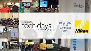 Les caméras
 de l’équipe
sont fournis
      par
 