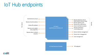 IoT Hub endpoints
 