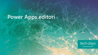 Power Apps editori
 