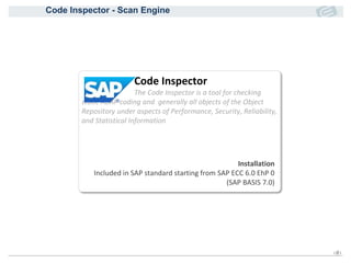 ABAP Test Cockpit in action with Doctor ZedGe and abap2xlsx | PPTX