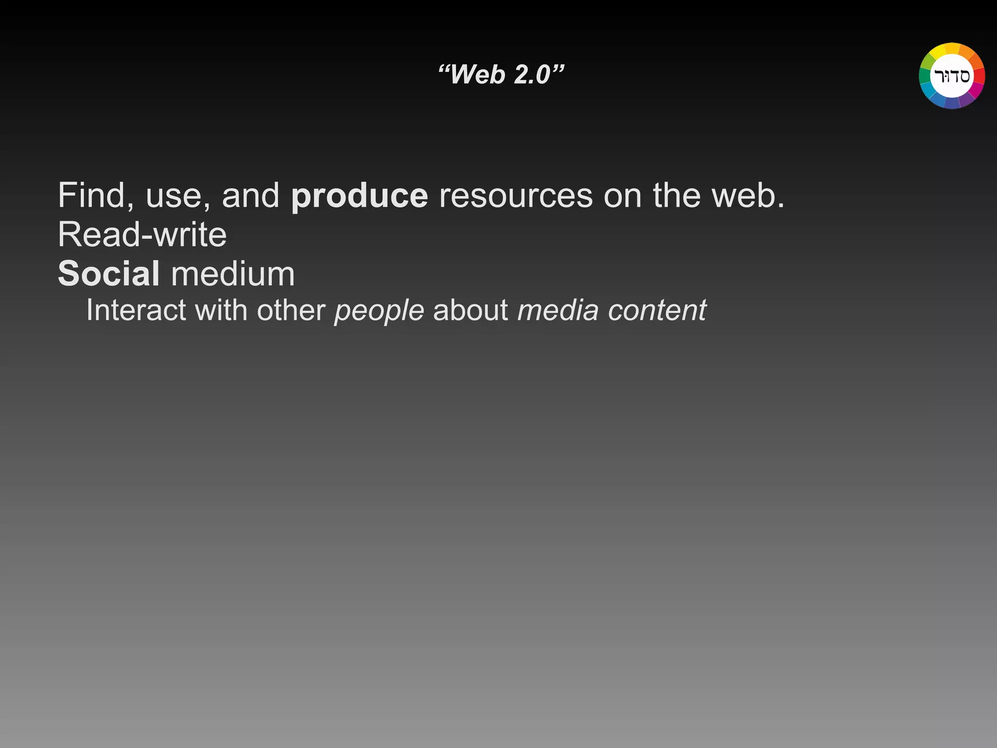 What kinds of media can you put on the Internet  now ? 