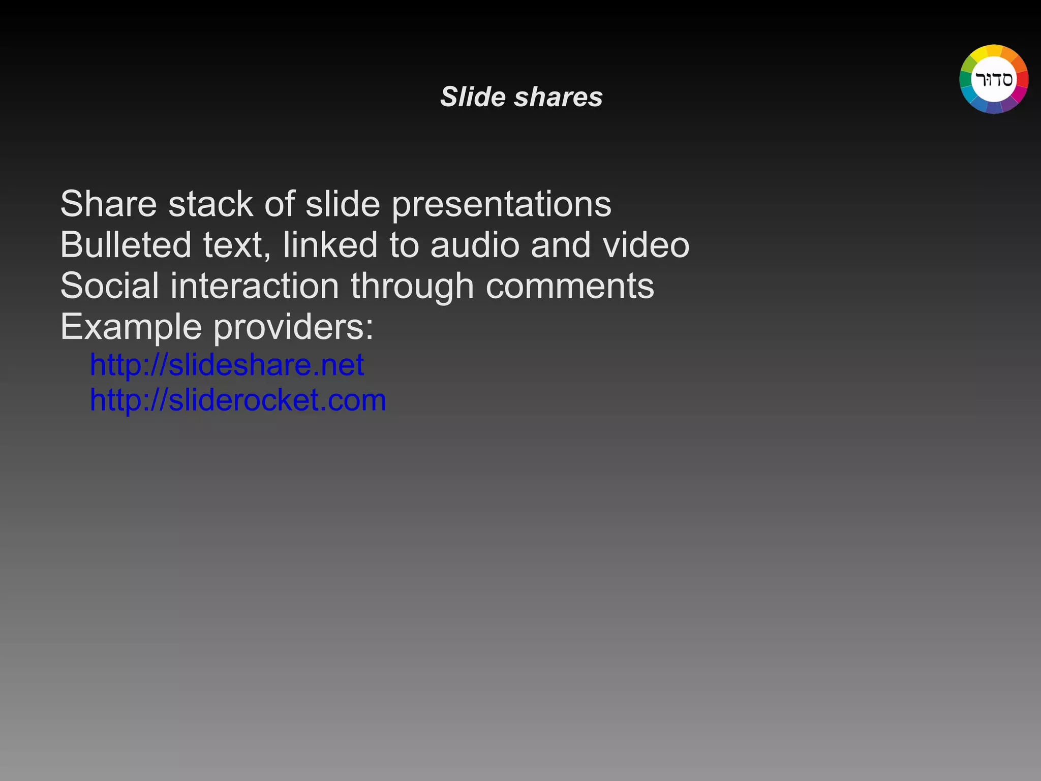 Major user contribution: Home pages 