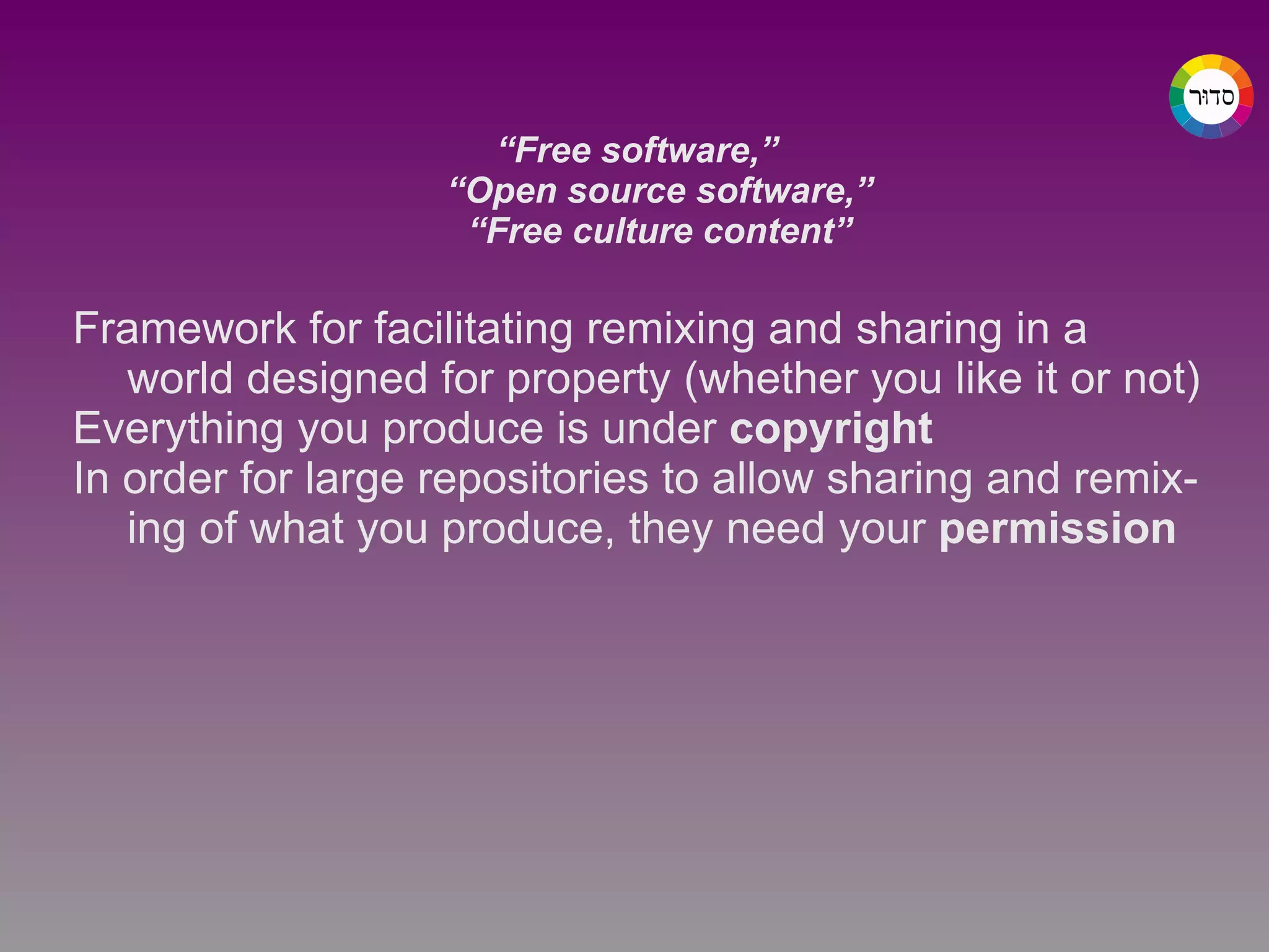 What can you do? Augment existing resources Editing 