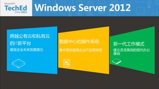 Windows Server 2012 
ĵĲϵͳ 
йܿ߹˾ITӪЧ 
һģʽ 
Чִ칫 
 
Խƺ˽ 
ITƽ̨ 
˾δչǱ 
 