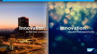 Innovation
is the new currency

Innovation
equals new opportunity

 