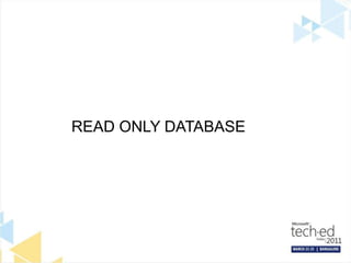 Read Only Database