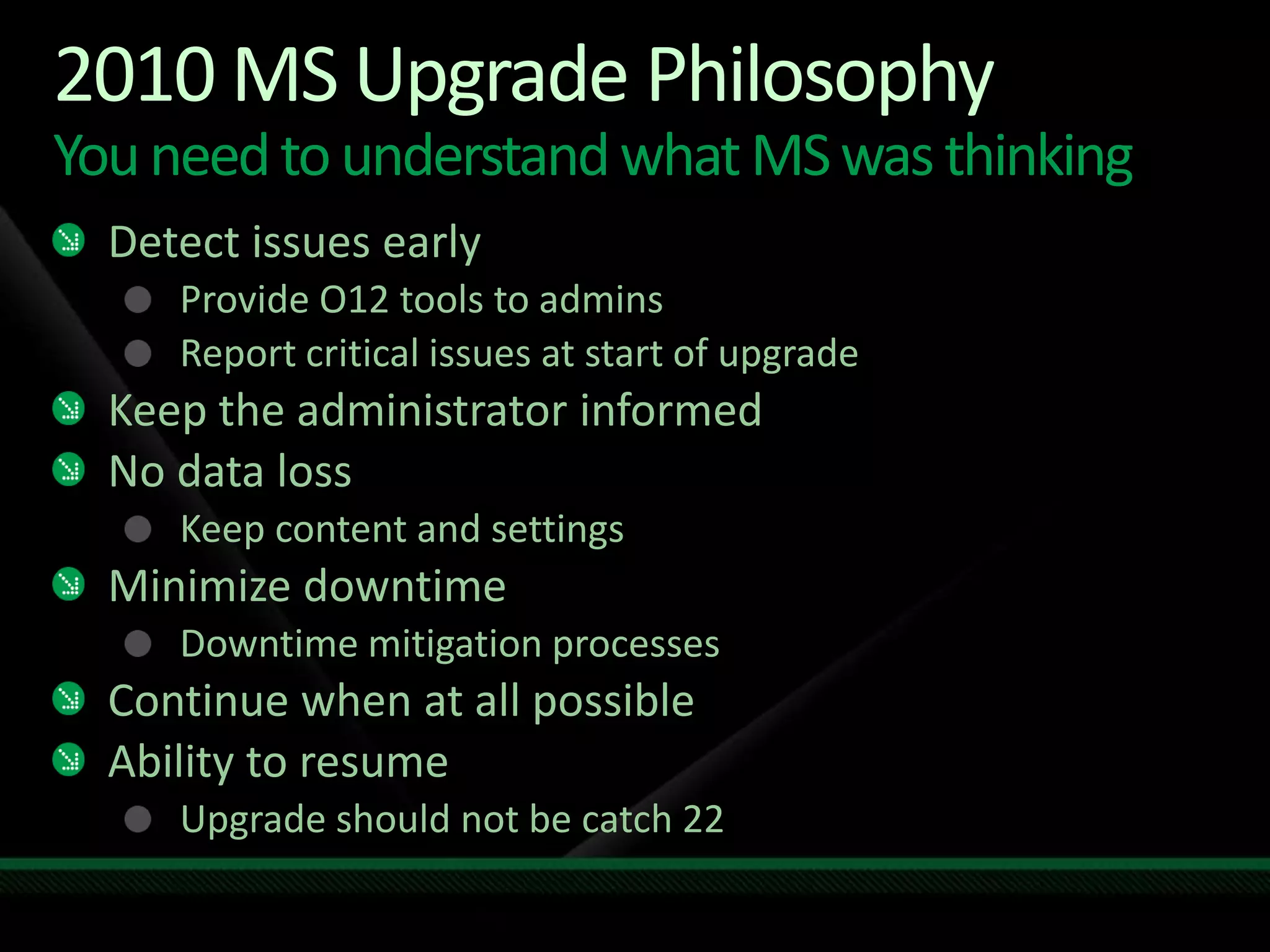 AAM redirectionUpgrade Cycle: LearnPrerequisitesCommon issuesUpgrade methodsDowntime mitigation